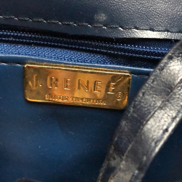 Vintage J. Renee snakeskin clutch (Las)